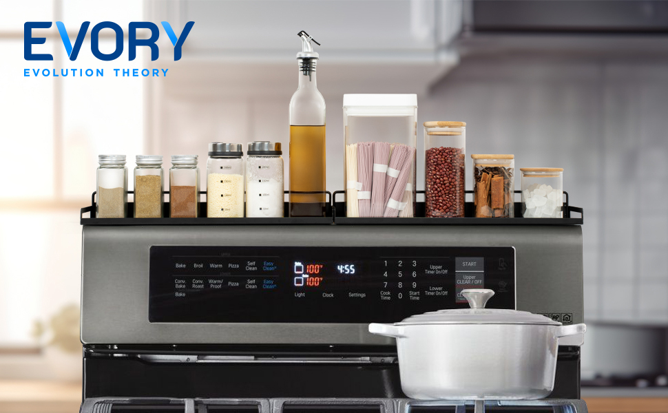 evory Stove top Shelf, Shelf for Stove with 6pcs