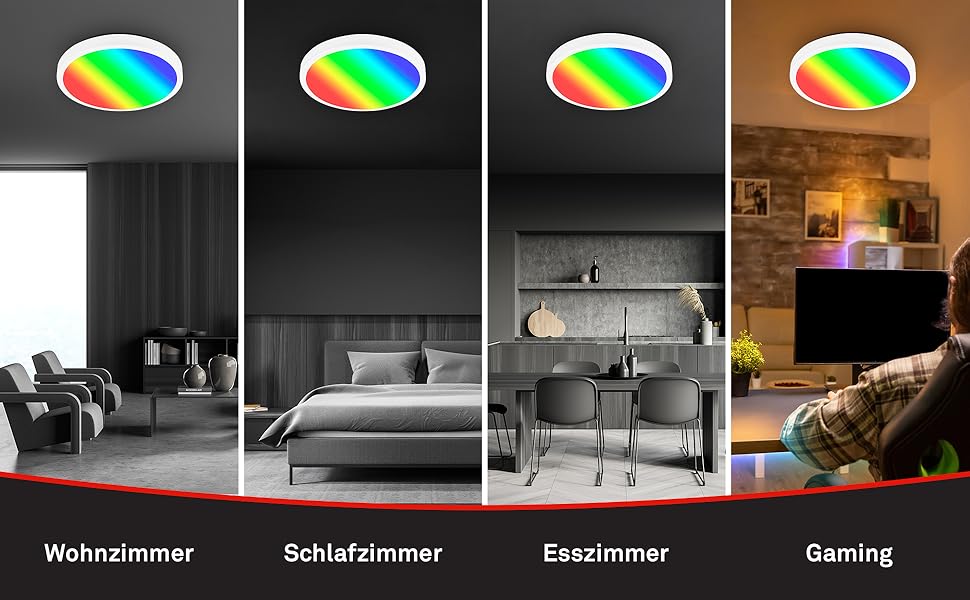 Wohnzimmer, Schlafzimmer, Estzimmer, Gaming