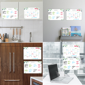 stain resistant strong magnet reusable whiteboard schedule grocery list meal planning housewife