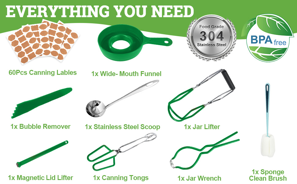 Canning Supplies Starter Kit, Professional Canning Kit