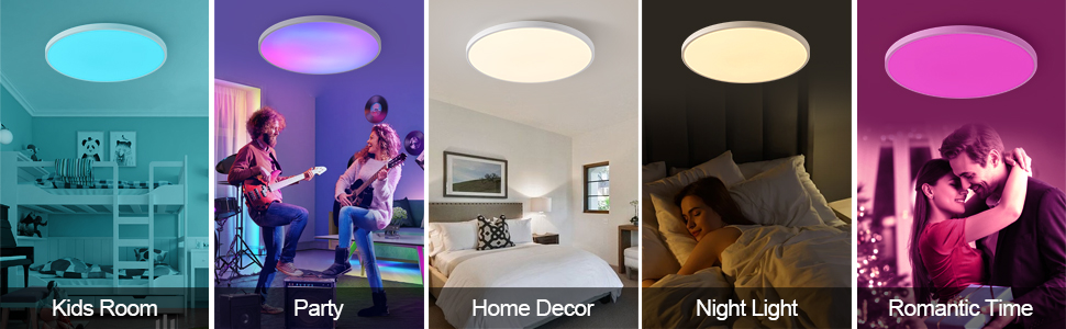 round led ceiling light