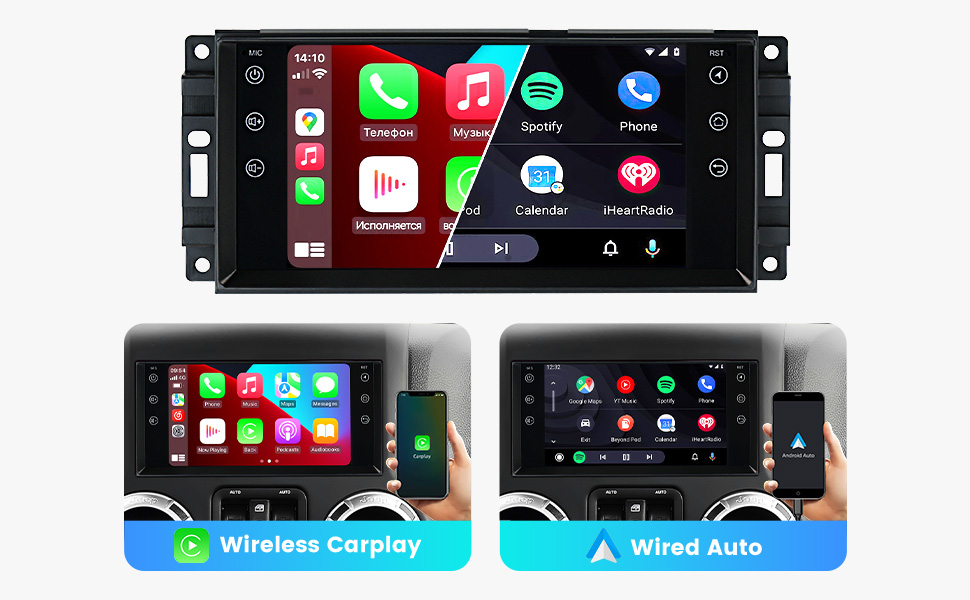 support carplay and android auto