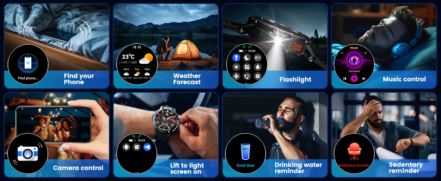 military smart watch for men