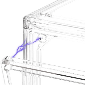 磁铁吸附设计 磁吸开口可简单开闭