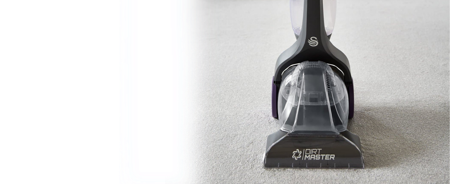 Swan Dirtmaster Carpet Cleaner, Lightweight Wet Cleaner for Carpets