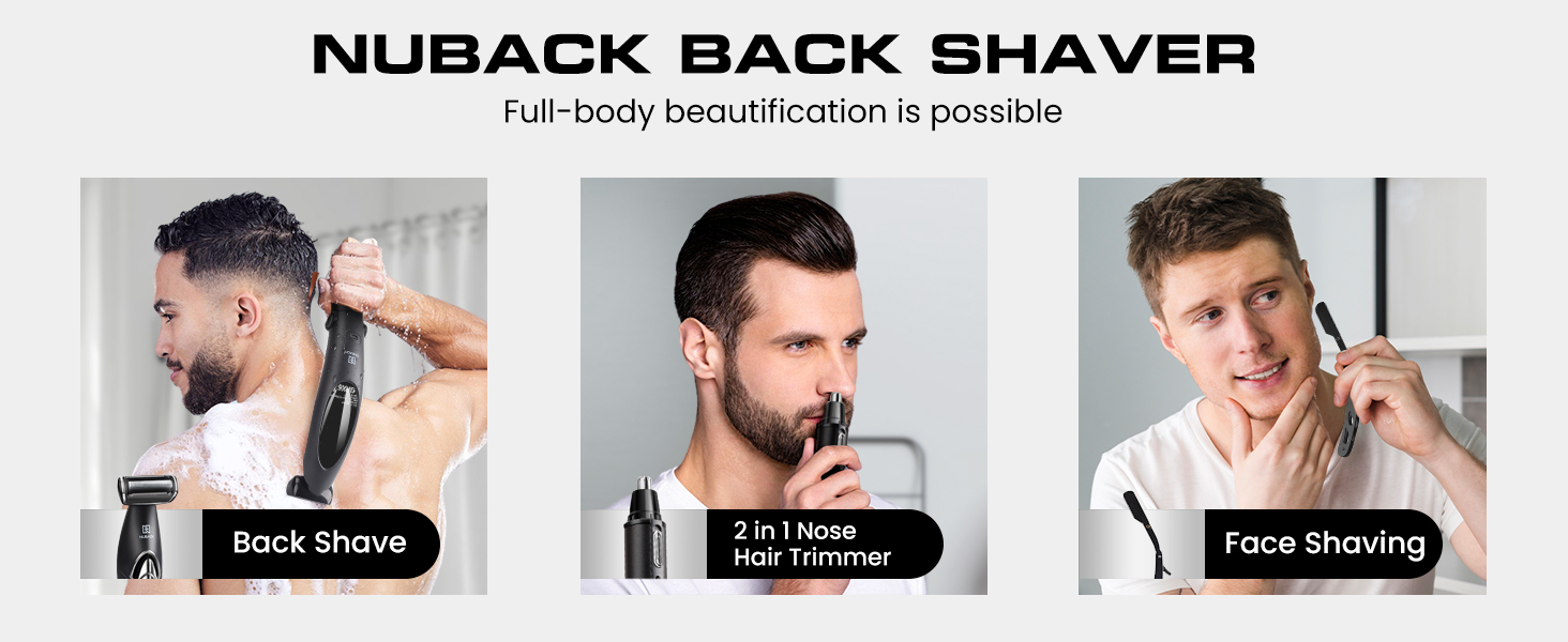 Rückenrasierer Herren