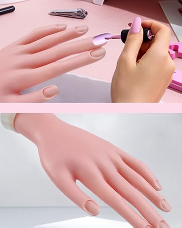 practice hand for acrylic nails