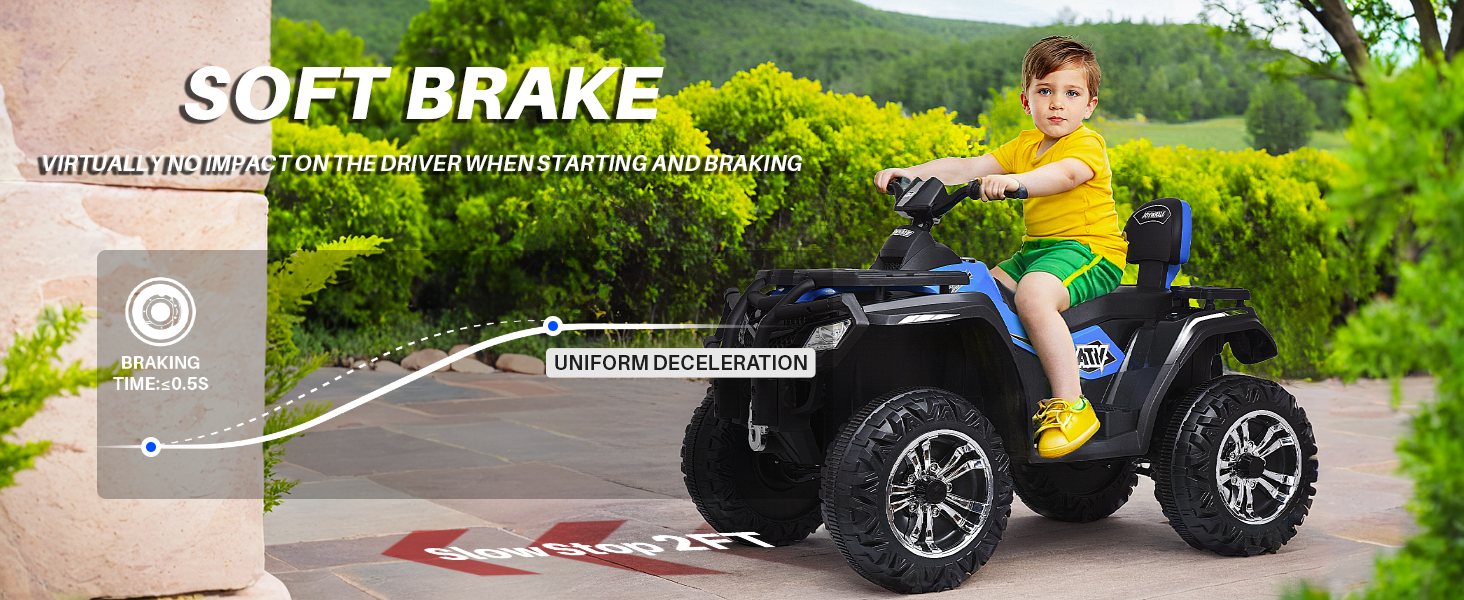 Joywhale 24V 2Seater Ride on ATV 4WD Quad Powerful 4