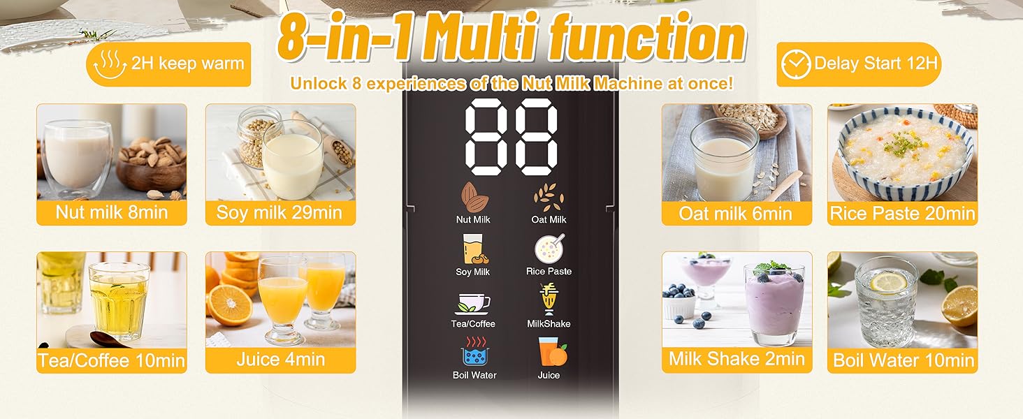 8-in-1 multi function