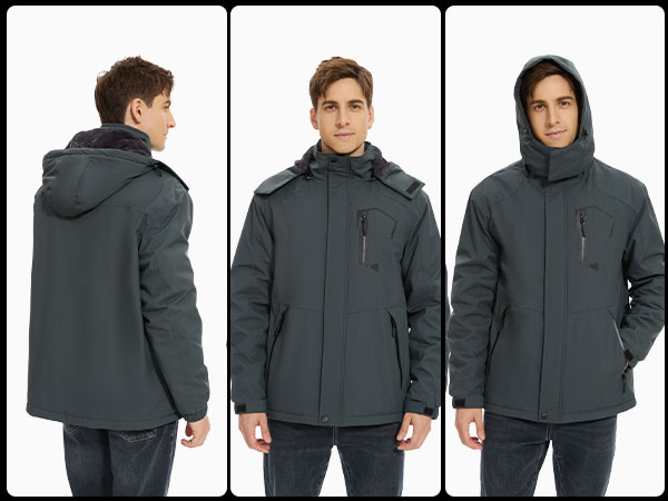 洋書 Electric jacket Amazon.com: Heated Jacket, Heated Fleece Hoodie with Battery