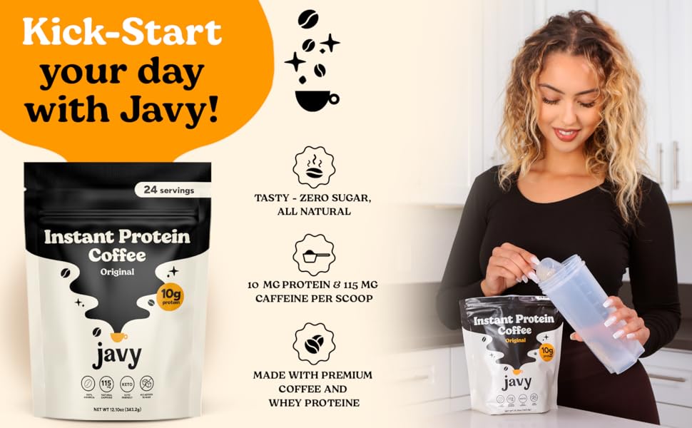 Javy Premium Instant Coffee Protein Coffee Protein