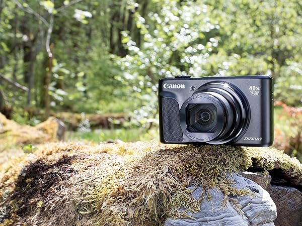 Canon PowerShot SX740 HS Lite Edition Digital Camera - Black