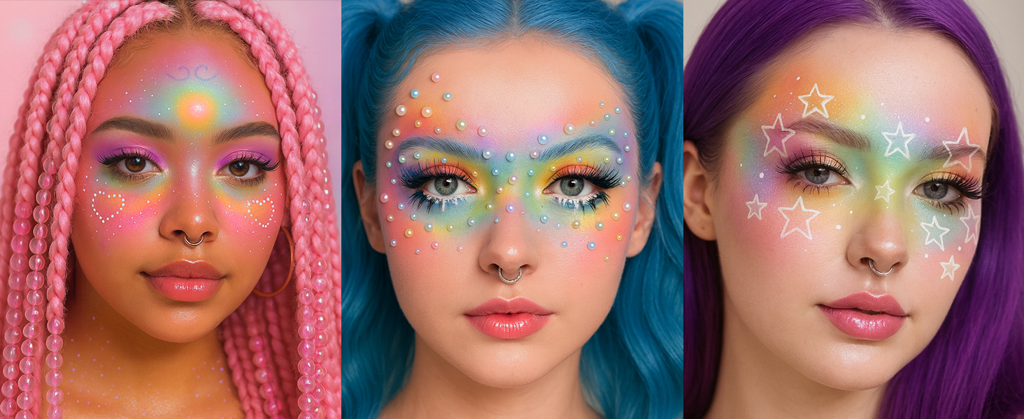 rainbow makeup