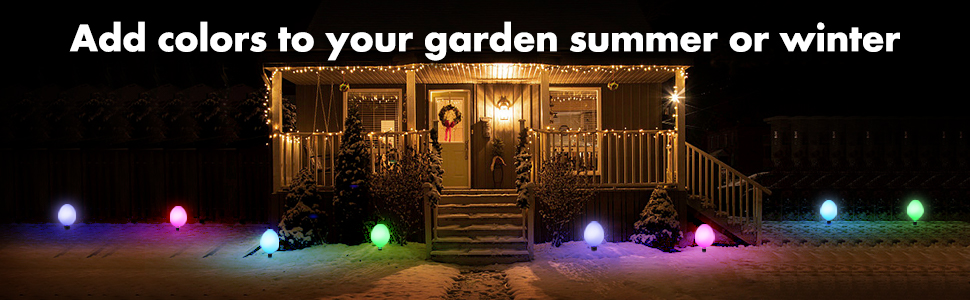 rgb solar lights