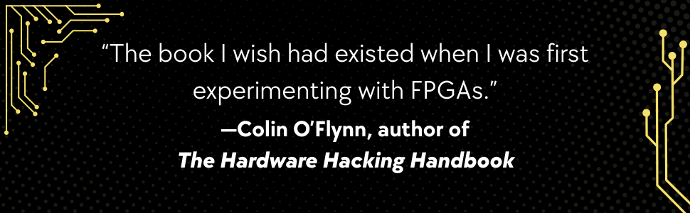 Review of Getting Started with FPGAs on black background