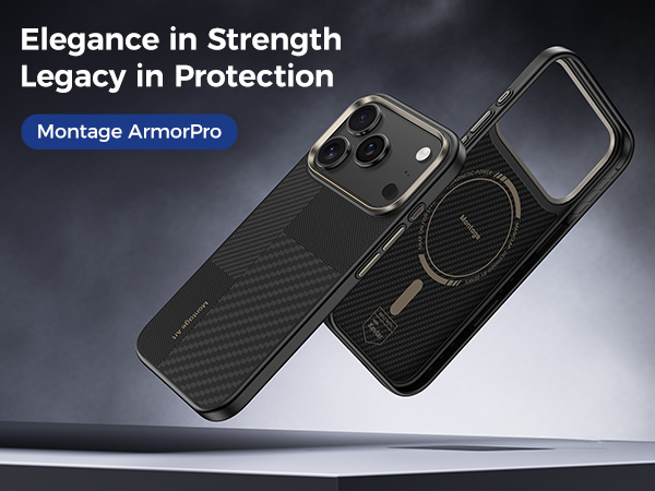 BENKS Montage ArmorPro Case for iPhone 17 Pro with Camera