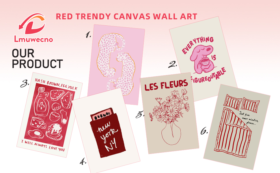 Girly Minimalist Wall Decor