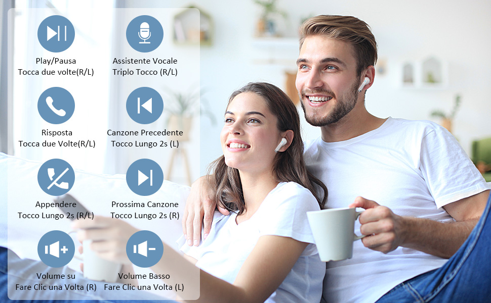  Nuovo Auricolari Senza Fili