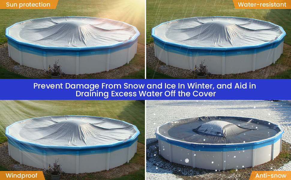 CFGUT Pool Pillow for Above Ground Pool 4'x8'ft 0.4mm