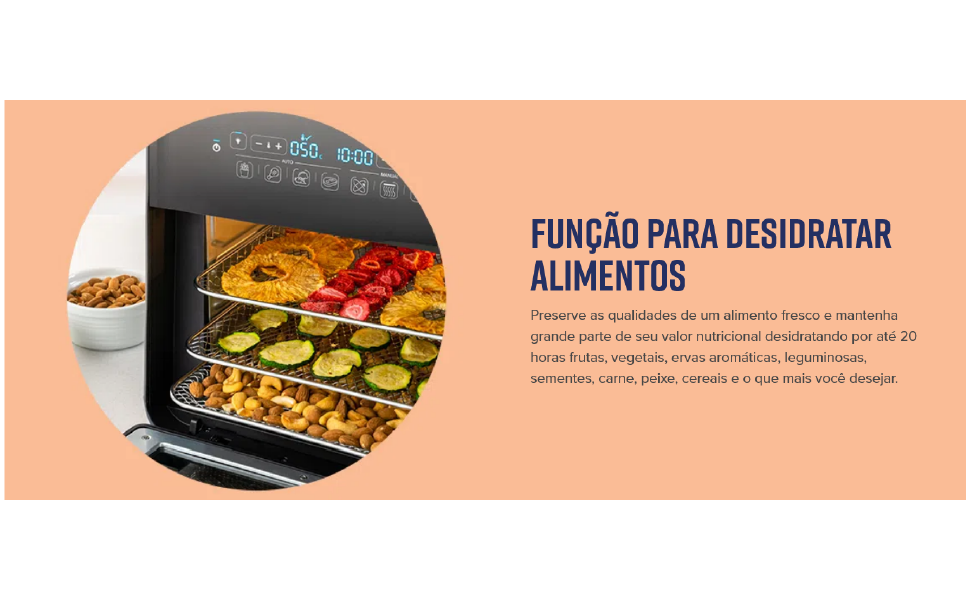 Fritadeira Super Fryer 10L Oster 3 em 1-127V 