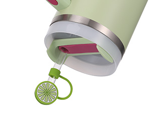 Kssvzz 10Pcs Straw Covers for Stanley Cup, 10mm Dust-Proof Silicone Straw Toppers, Cute Straws Cover Tips, Reusable Straw Caps for 30/40 Oz Stanley Cup Accessories 19 6