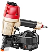 meite Siding Nailer, Pneumatic Siding Nail Gun Lightweight Air Coil Nail Gun with Safety Nose, Na...