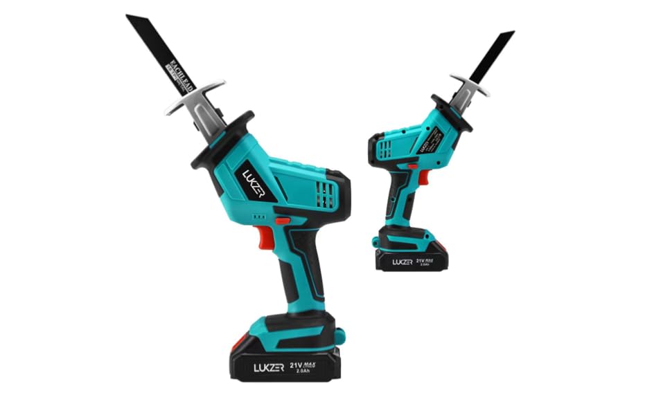 Lukzer 950W Heavy Duty Reciprocating Cordless Battery Powered Saw (CRS