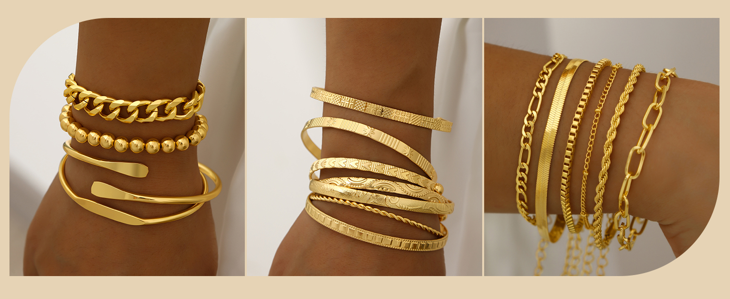 Gold Jewelry Set