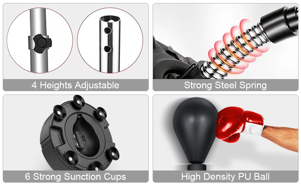 2023 New Upgraded Reflex Bag Reflex Punching Bag Speed Bag