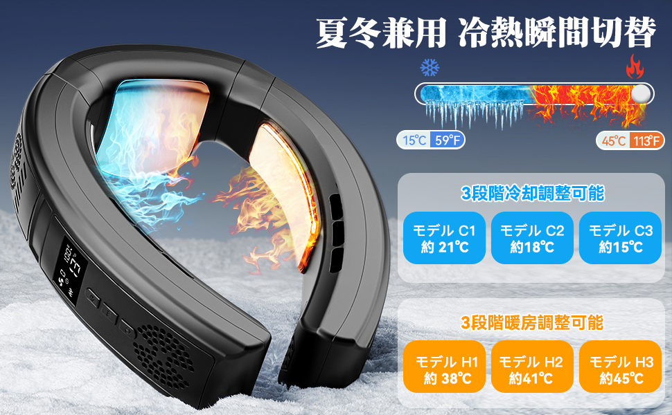 ODIPPO ネッククーラー 冷却プレート【2025革新型・一台3役・‌‌夏冬兼用】