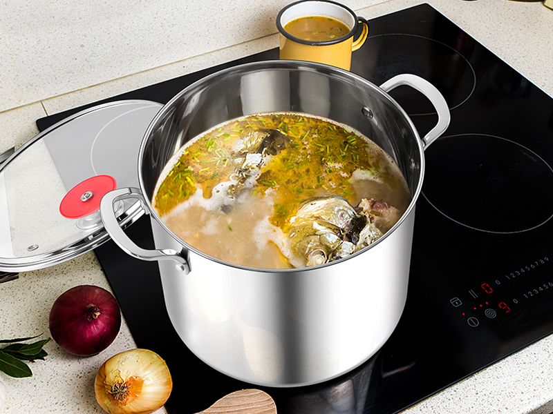 Efar 12Quart Stock Pot, 18/10 Stainless Steel Stockpot