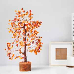 carnelian feng shui figurine tree of life