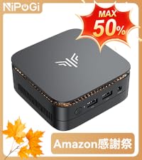 Amazon.co.jp: NiPoGi ミニpc n150 4C/4T 最大3.60GHz WIFI6/BT5