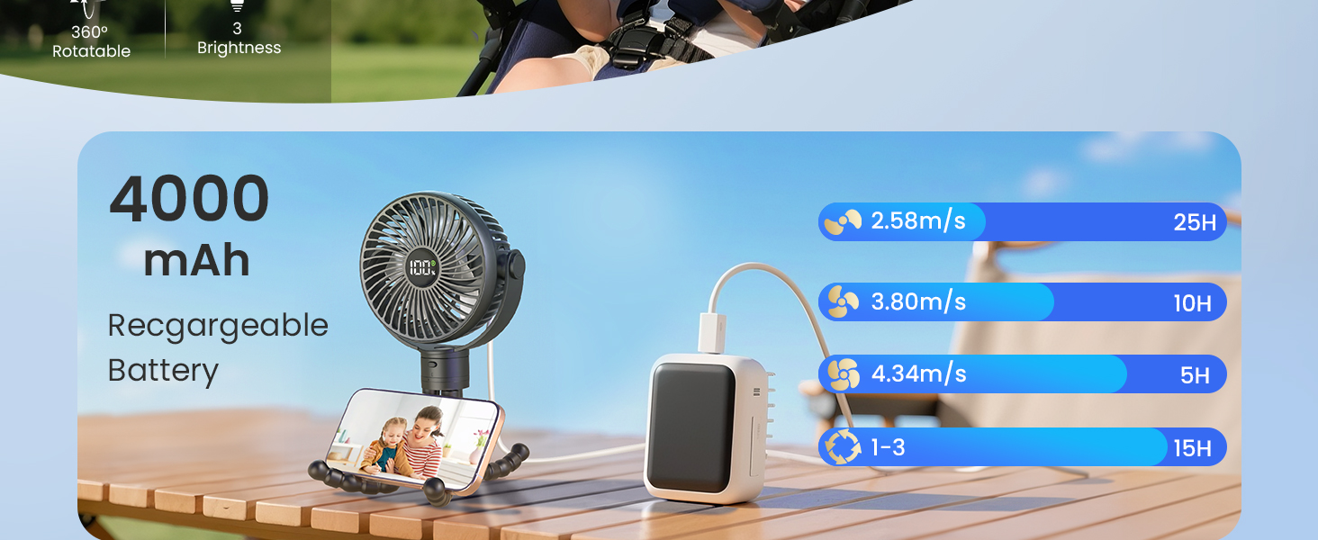 4000mAh Rechargeable Battery