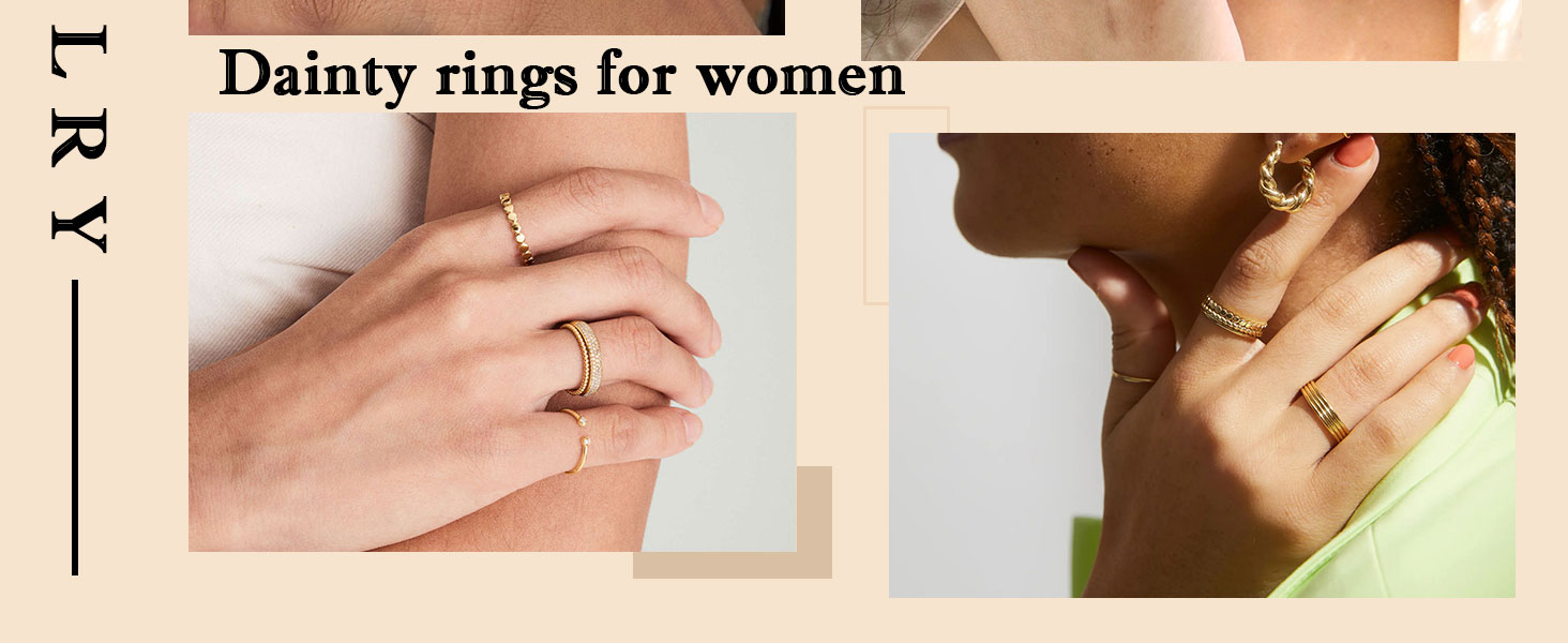 gold band ring woman