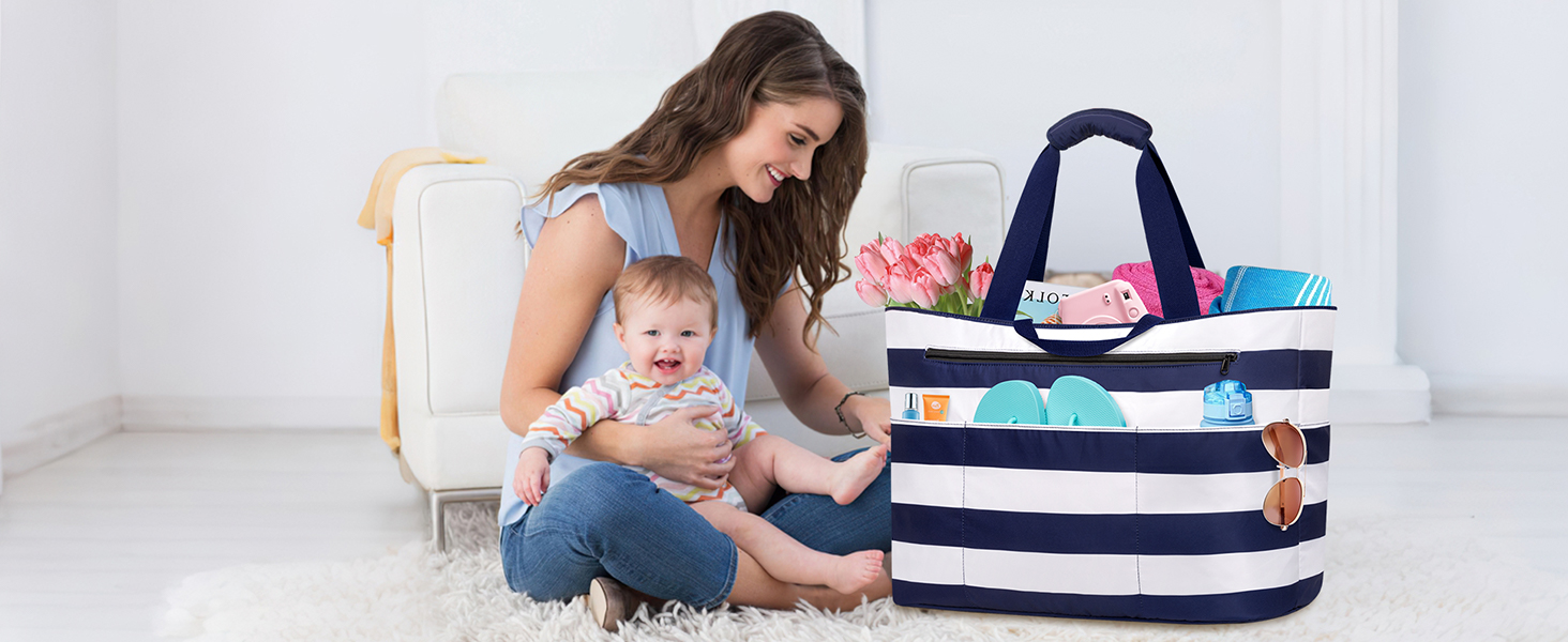 tote with zipper