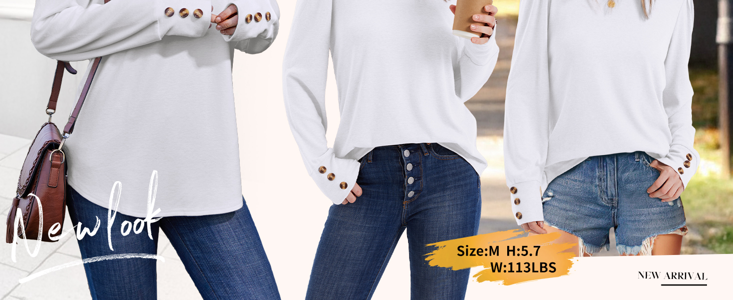 Blouses for Women Dressy Casual Long Sleeve Shirts for Women