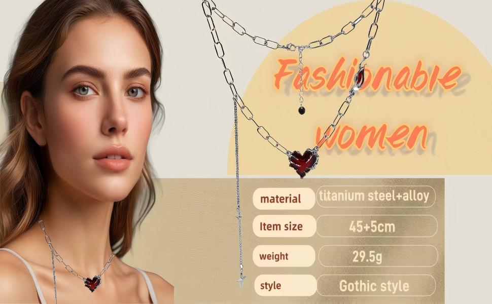 gothic necklaces for women