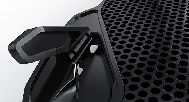 Special non-slip baffle prevent your laptop following down on slanting surface