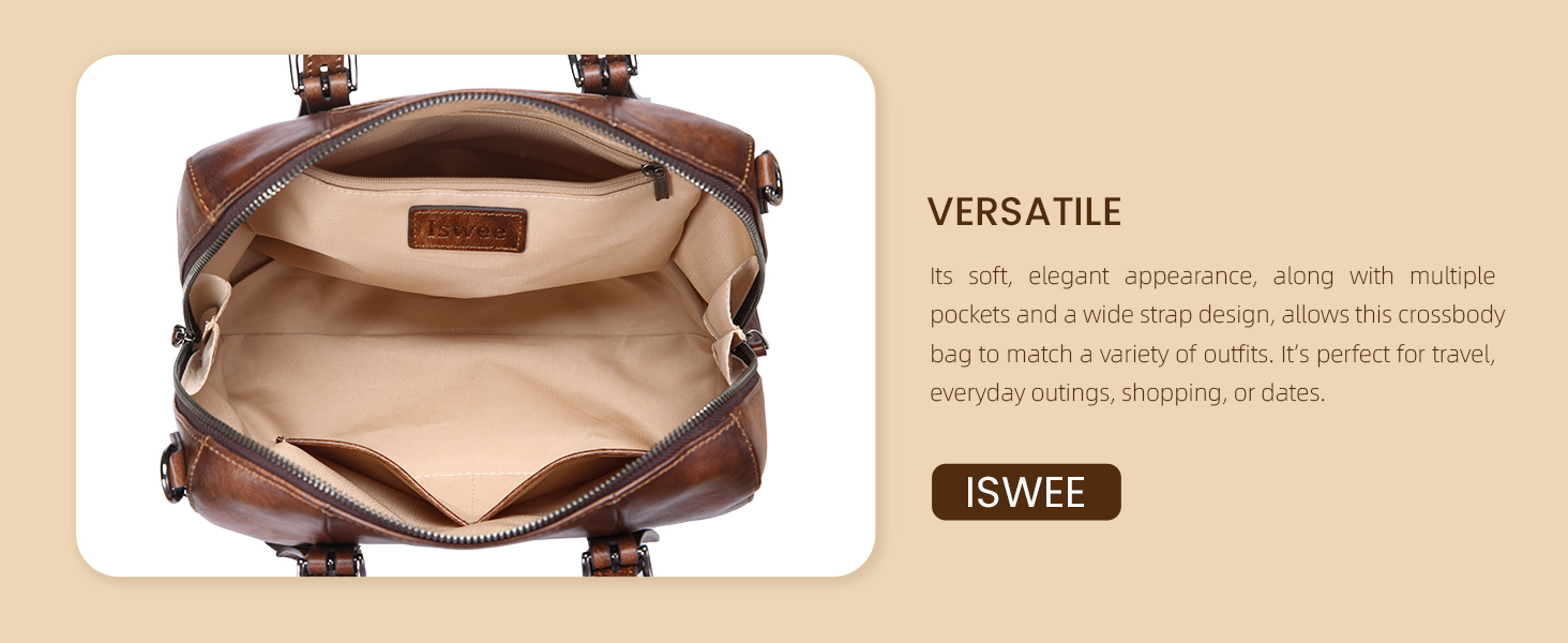 dark brown leather purse barrel handbags brown crossbody bags for women hobo bags