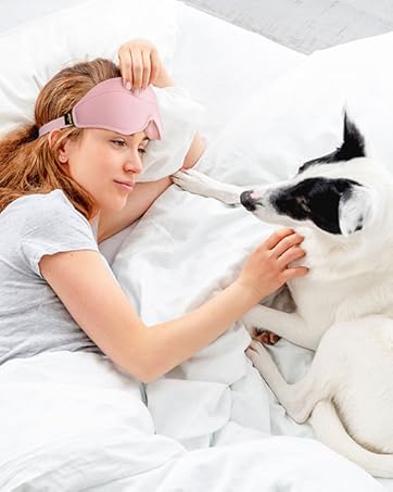 Deeply restful sleep with BeHoomi Sleep Mask