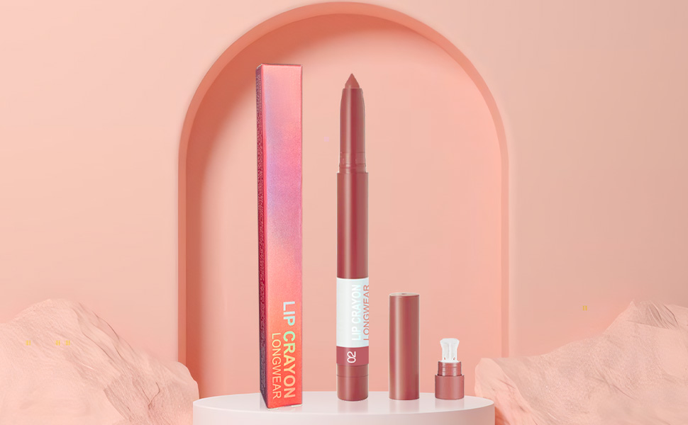 BINGBRUSH Crayon Matte Longwear Lipstick Pack Set