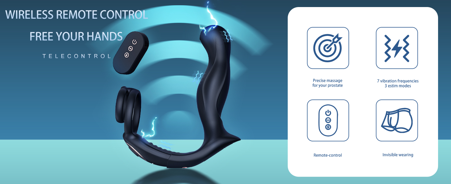 sex spielzeug estim mann elektro stimulation analplug# prostata elektroschocker fernbedienung e-stim