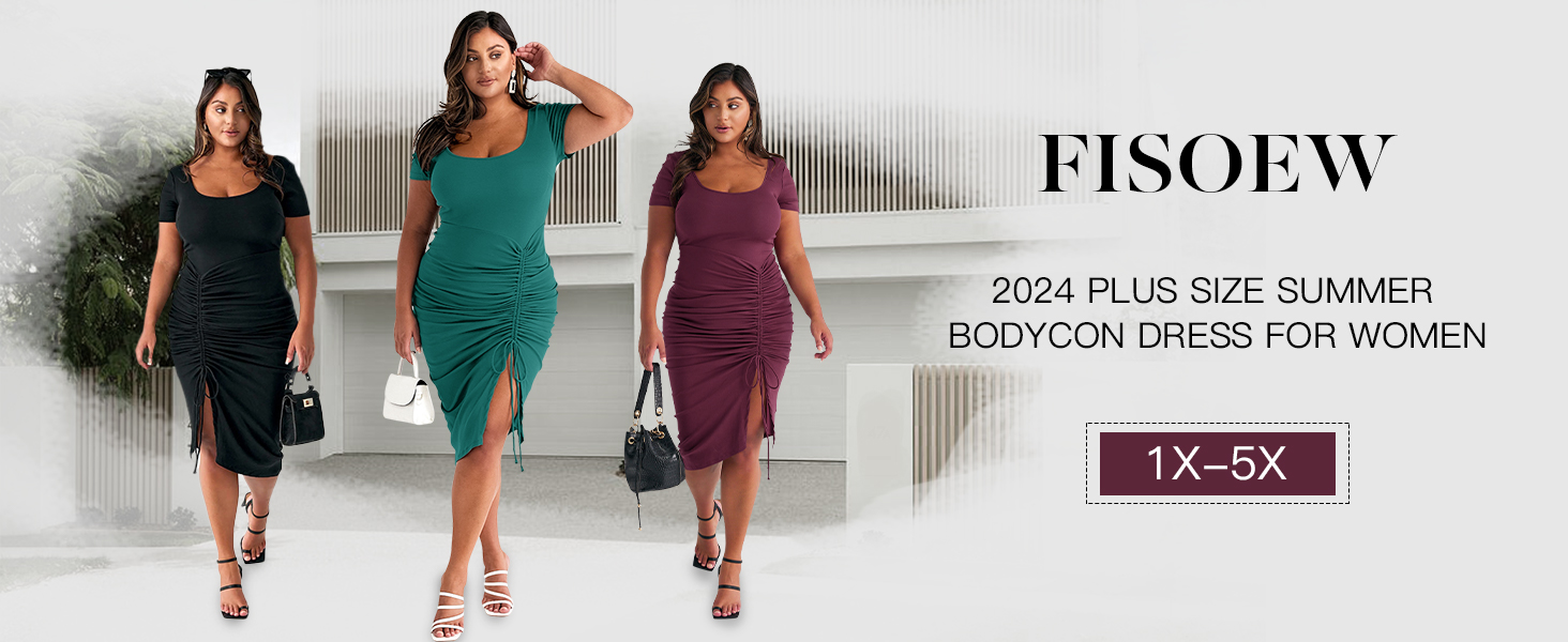 PLUS SIZE SUMMER DRESS FOR WOMEN