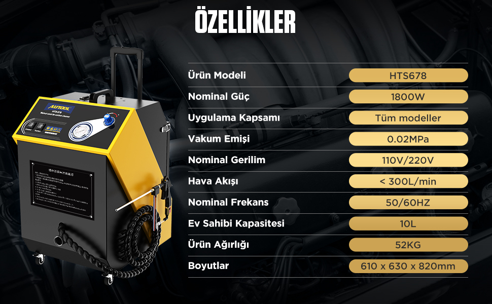 Automotive Engine Intake Pipe Valve Clean Machine