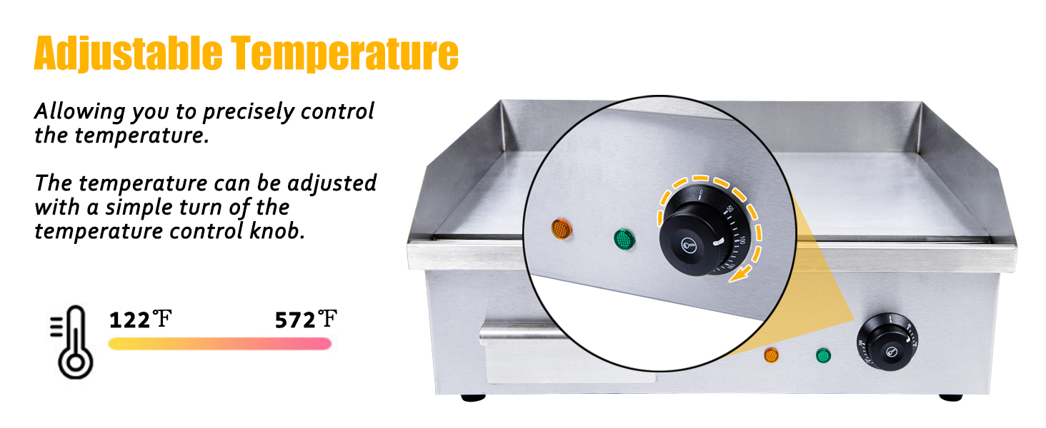 Electric Countertop Griddle