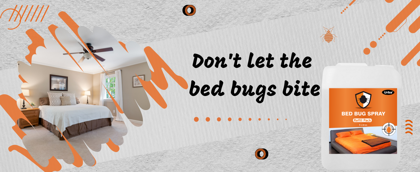 Urba BugSpray Bed Bug Repellent Khatmal Spray Completely Herbal