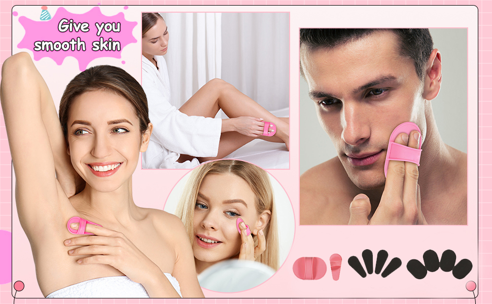 products leg mitt bikini line underarm gloves coarse sensitive cloths ingrown women body men face 