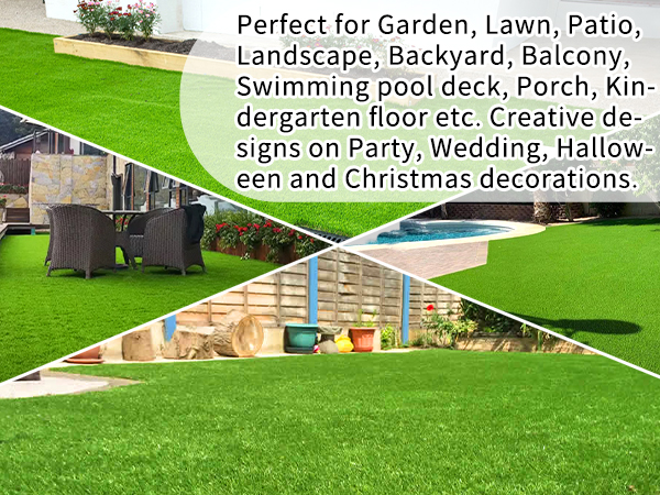 Amazon.com: honeypet Realistic Artificial Grass Turf Fake