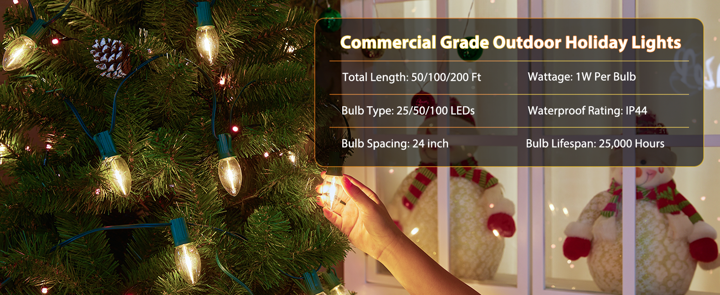 outdoor christmas lights